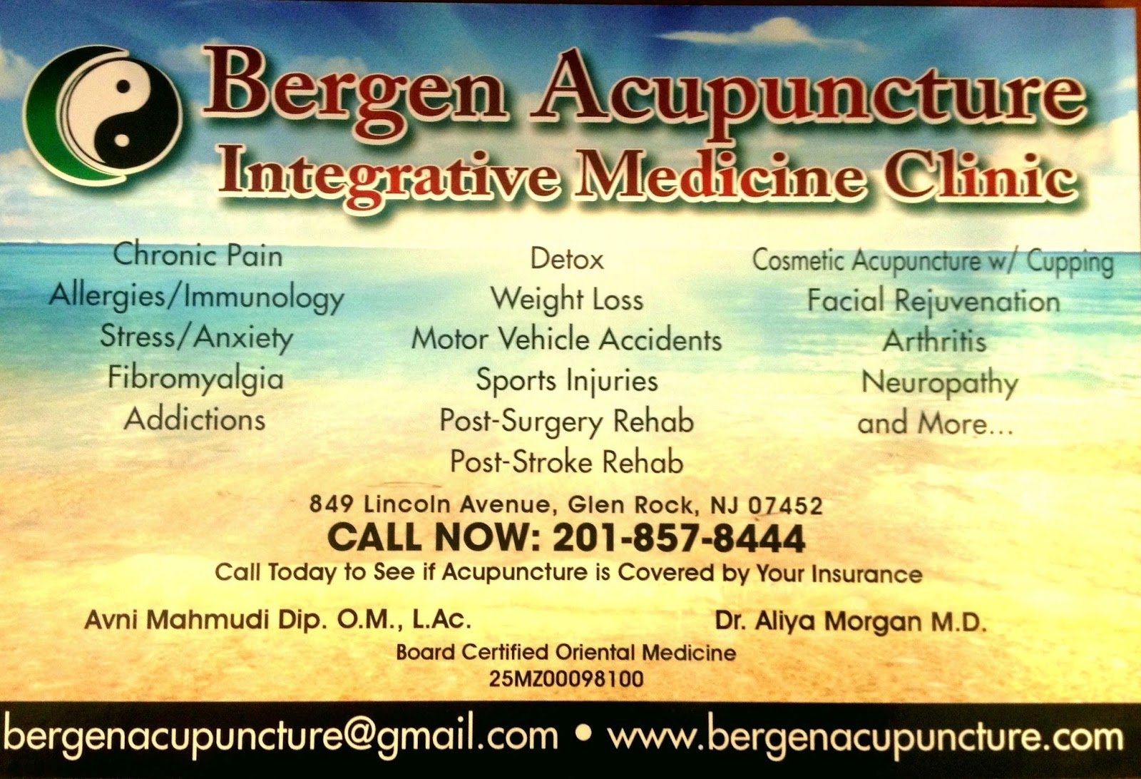 Photo of Bergen Acupuncture Integrative Medicine Clinic in Glen Rock City, New Jersey, United States - 3 Picture of Point of interest, Establishment, Store, Health, Doctor