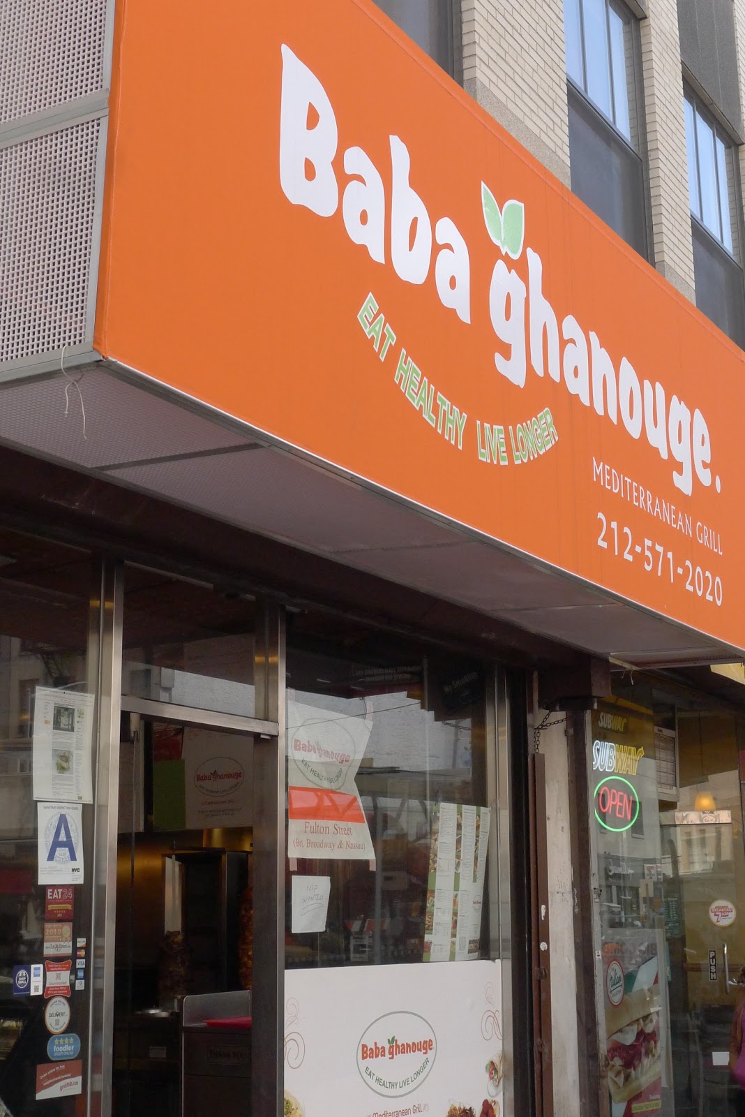 Photo of Baba Ghanouge in New York City, New York, United States - 1 Picture of Restaurant, Food, Point of interest, Establishment, Meal takeaway