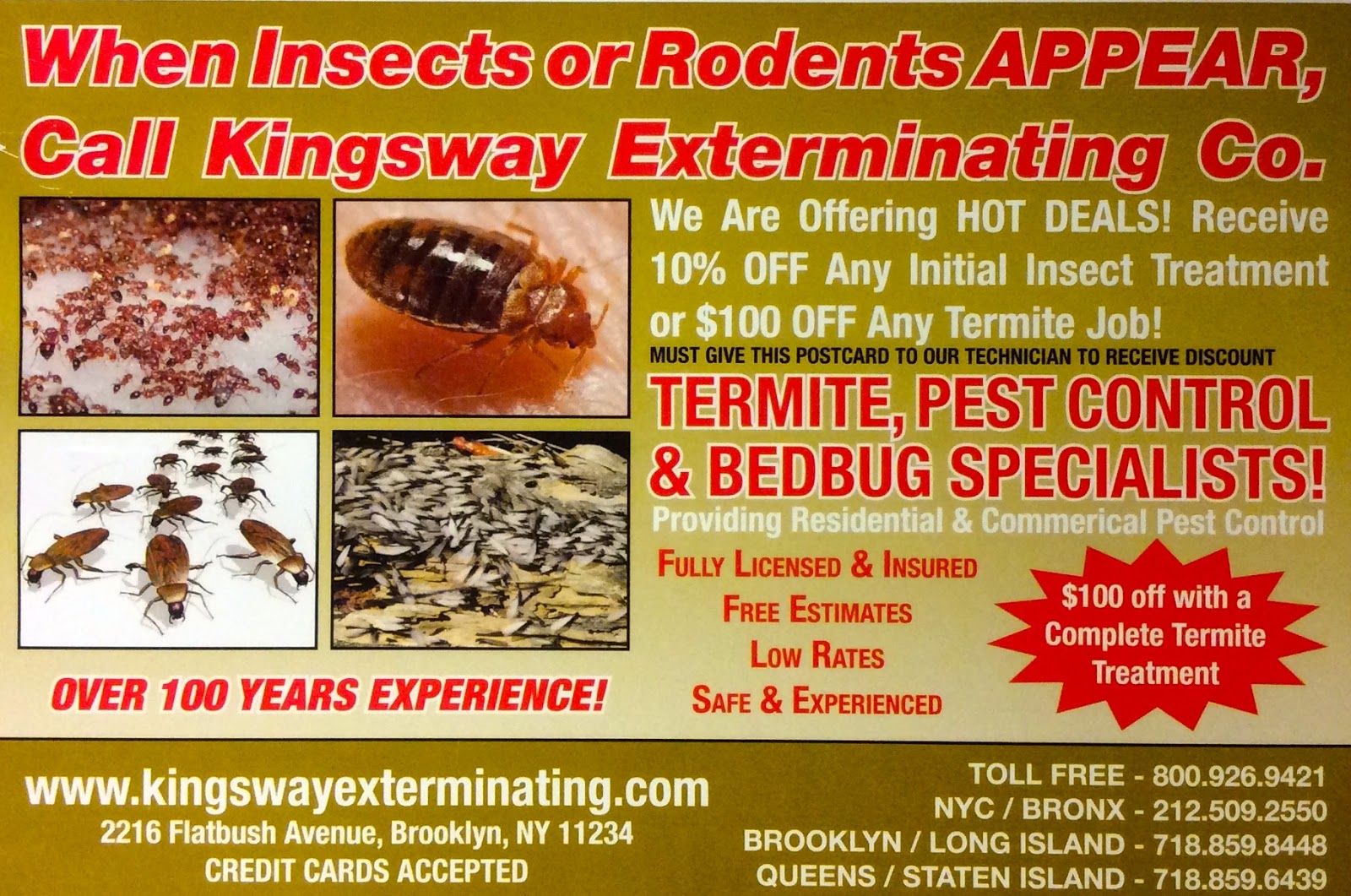 Photo of Kingsway Exterminating Co. in Brooklyn City, New York, United States - 3 Picture of Point of interest, Establishment, Store, Home goods store