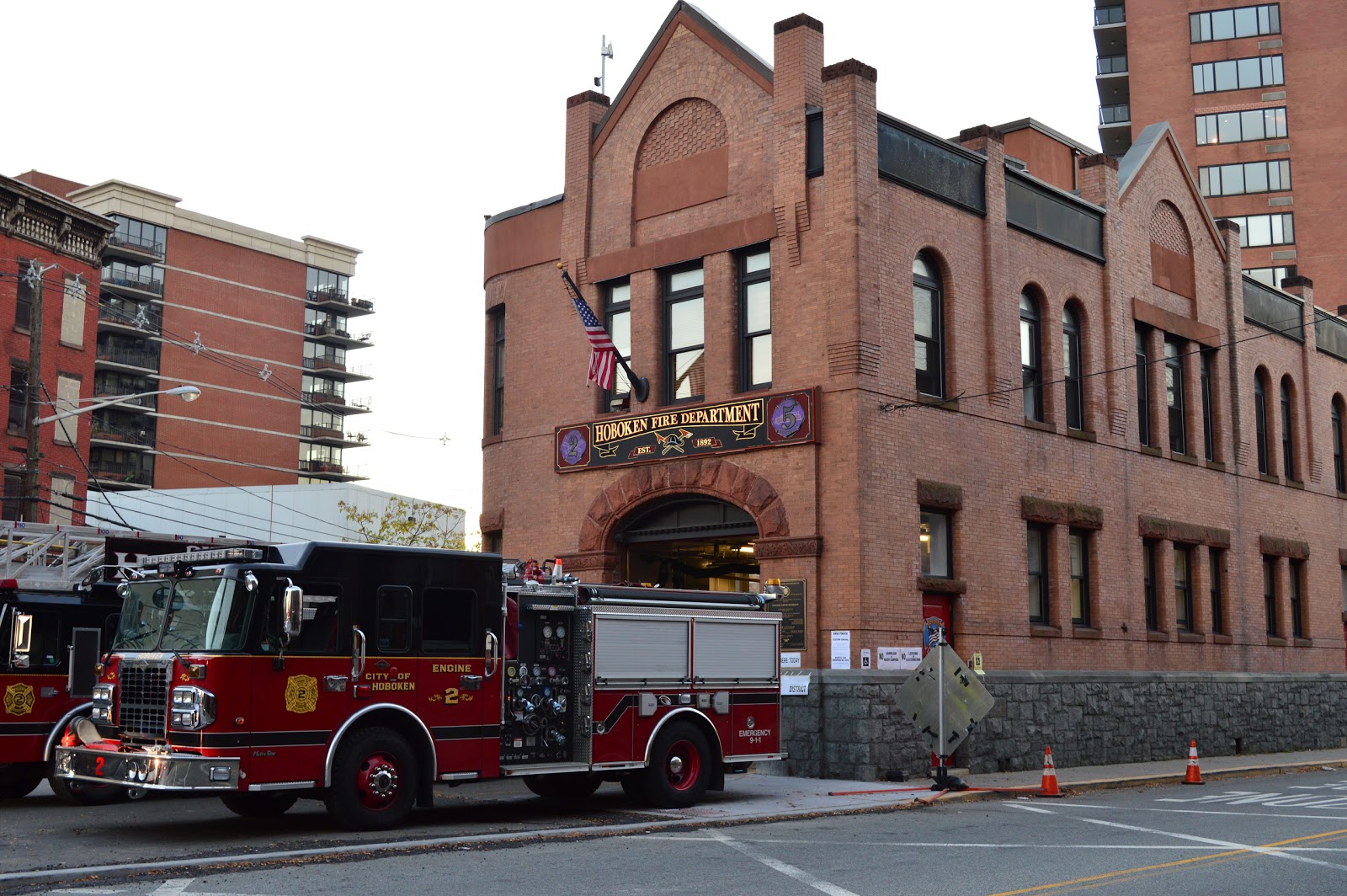 Photo of Hoboken Station 2 in Hoboken City, New Jersey, United States - 2 Picture of Point of interest, Establishment, Fire station