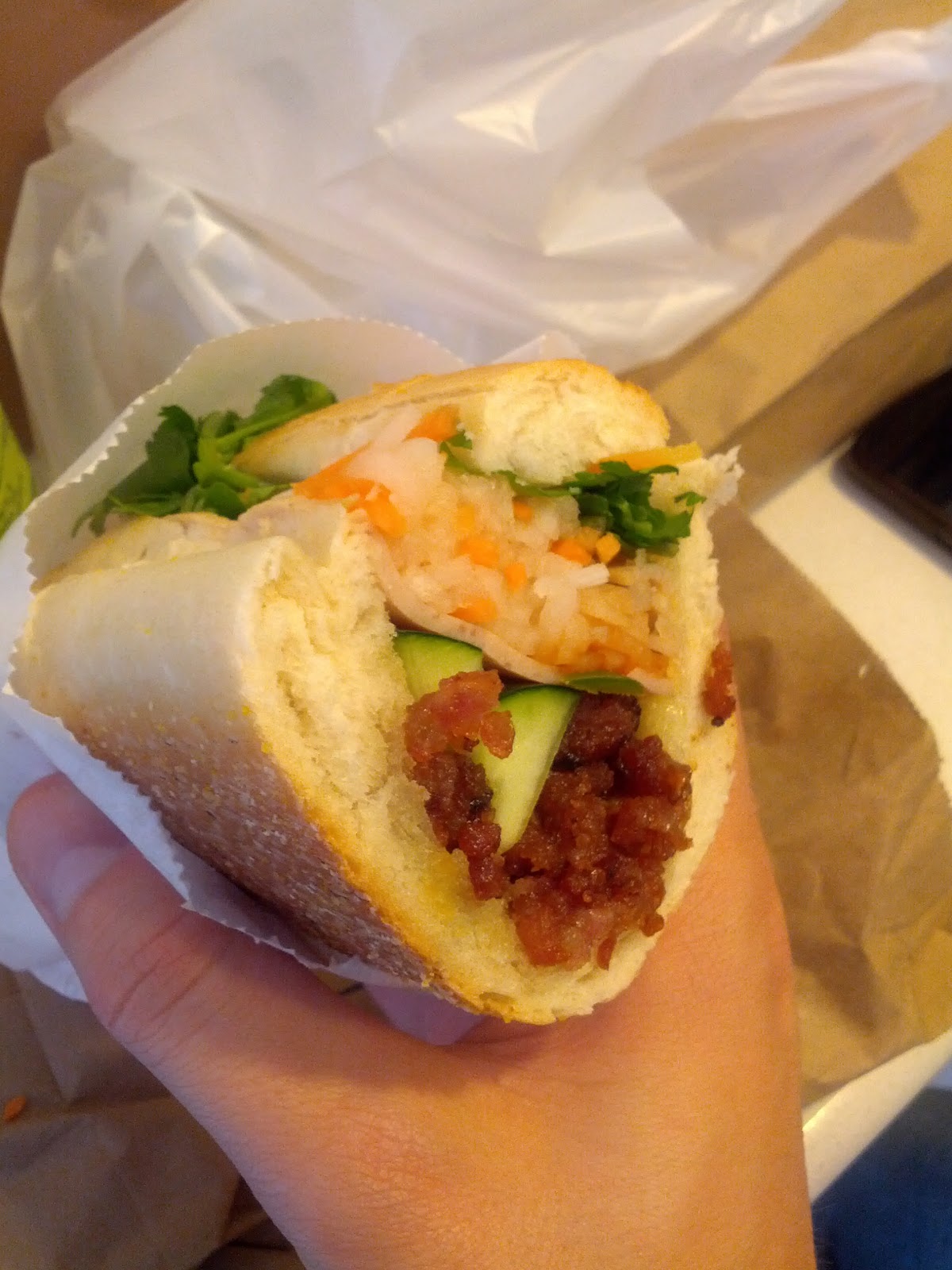 Photo of Bánh Mì Saigon in New York City, New York, United States - 6 Picture of Restaurant, Food, Point of interest, Establishment, Meal takeaway