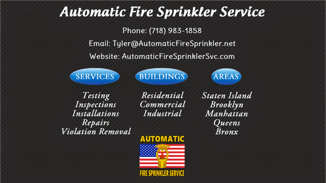 Photo of Automatic Fire Sprinkler Service in Richmond City, New York, United States - 1 Picture of Point of interest, Establishment