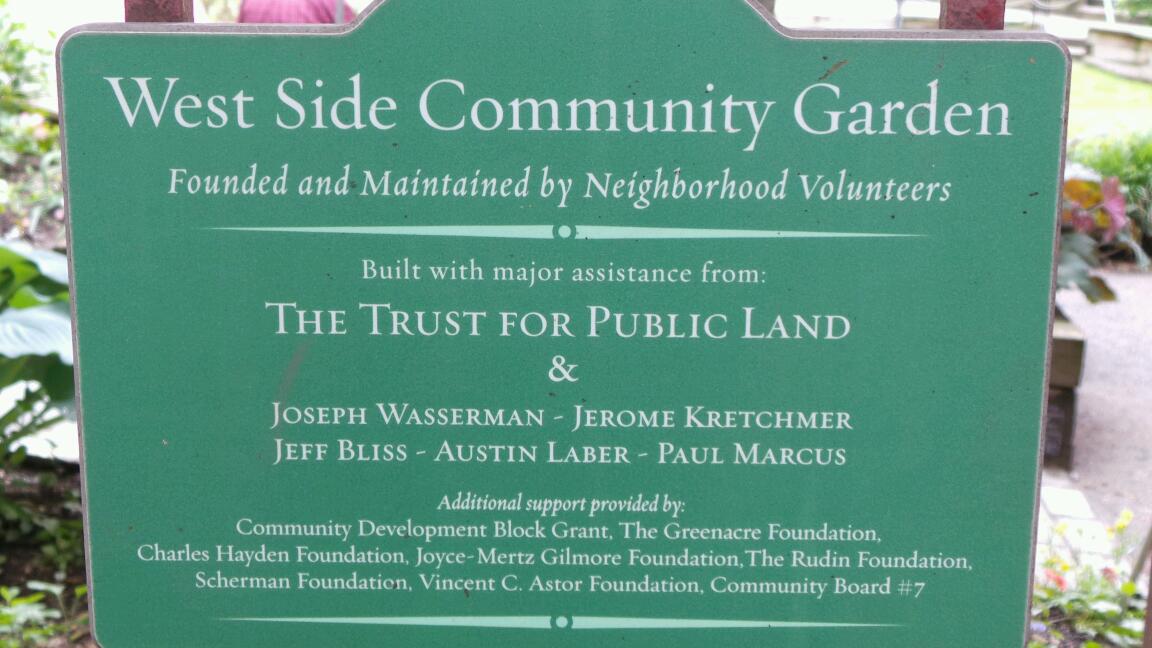 Photo of West Side Community Garden in New York City, New York, United States - 5 Picture of Point of interest, Establishment, Park