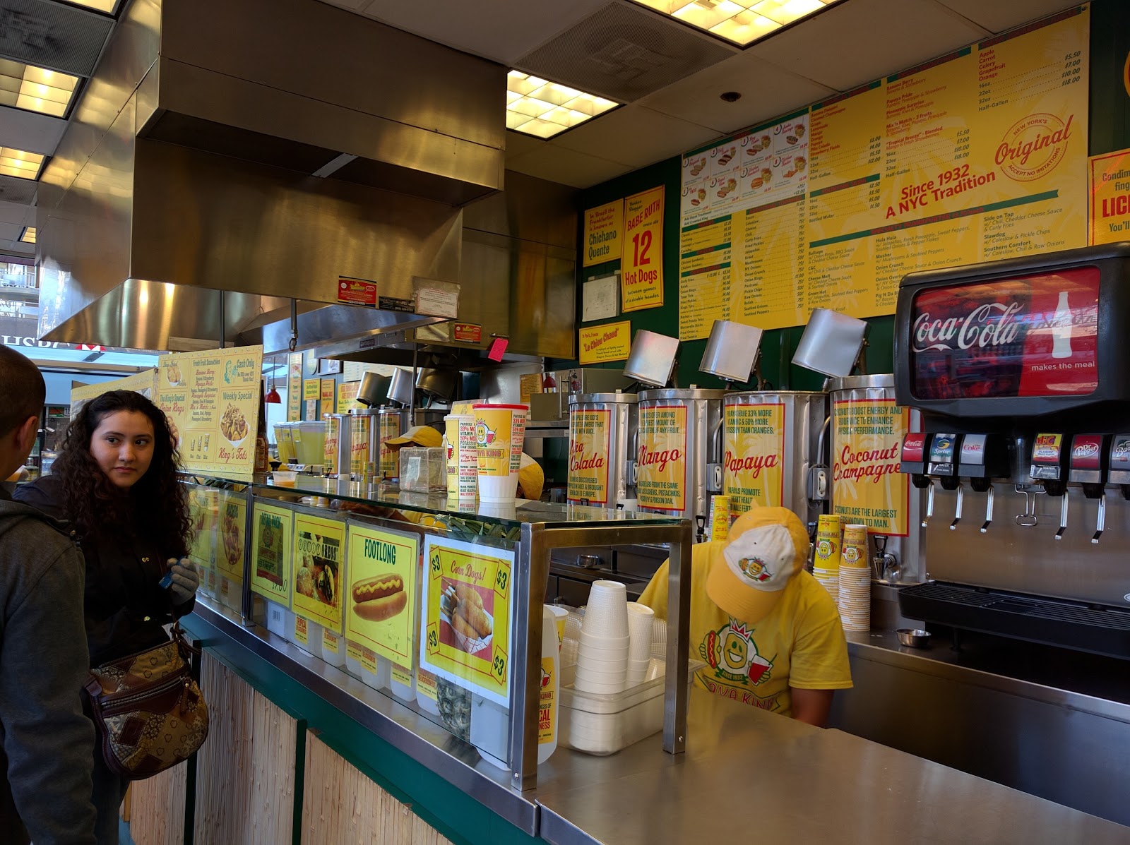 Photo of Papaya King in New York City, New York, United States - 3 Picture of Restaurant, Food, Point of interest, Establishment
