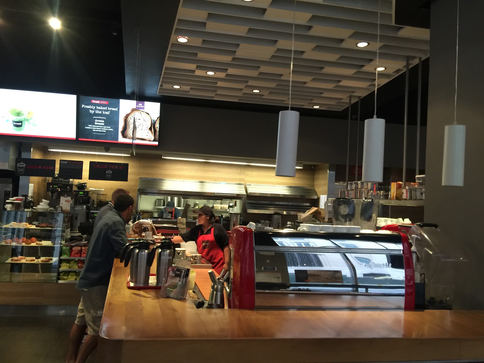Photo of Aroma Espresso Bar in New York City, New York, United States - 1 Picture of Restaurant, Food, Point of interest, Establishment, Store, Meal takeaway, Cafe