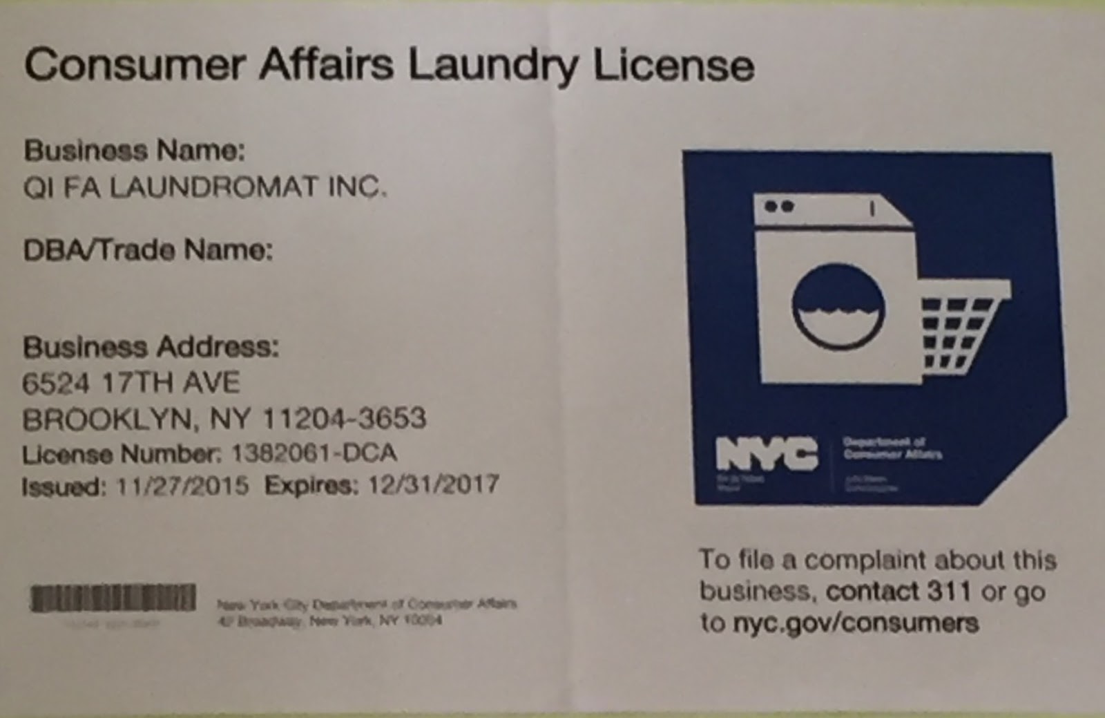 Photo of QIFA LAUNDROMAT in Kings County City, New York, United States - 3 Picture of Point of interest, Establishment, Laundry