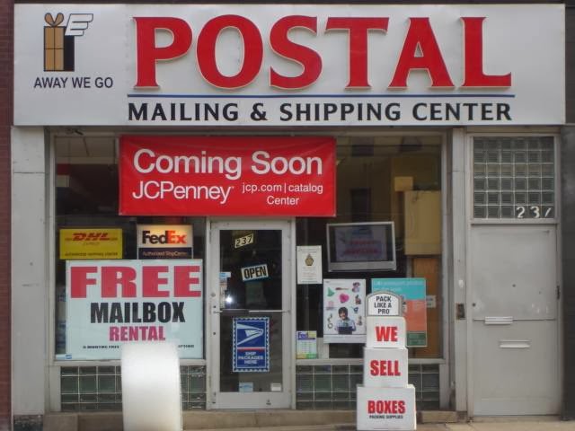 Photo of Away We Go Postal in Kings County City, New York, United States - 1 Picture of Point of interest, Establishment, Finance, Store, Moving company