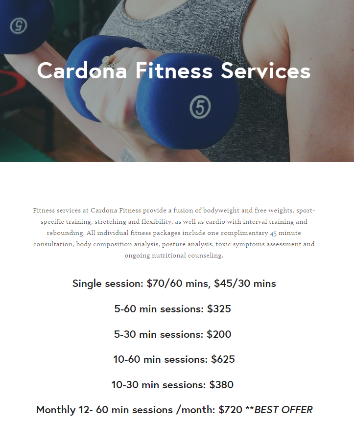 Photo of Cardona Fitness in New York City, New York, United States - 7 Picture of Point of interest, Establishment, Health