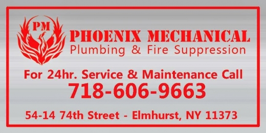 Phoenix Mechanical Plumbing & Fire Suppression in Queens City, New York, United States - #1 Photo of Point of interest, Establishment, General contractor, Plumber