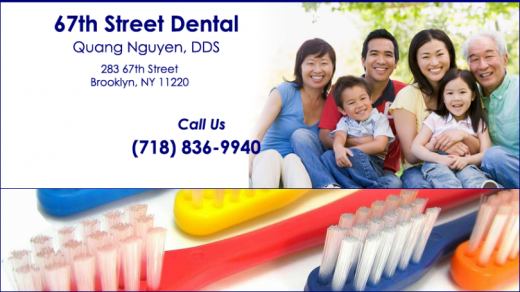 Photo by <br />
<b>Notice</b>:  Undefined index: user in <b>/home/www/activeuser/data/www/vaplace.com/core/views/default/photos.php</b> on line <b>128</b><br />
. Picture for 67th Street Dental: Quang Nguyen, DDS in Kings County City, New York, United States - Point of interest, Establishment, Health, Dentist