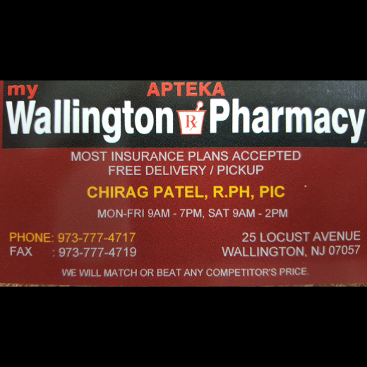 Photo by <br />
<b>Notice</b>:  Undefined index: user in <b>/home/www/activeuser/data/www/vaplace.com/core/views/default/photos.php</b> on line <b>128</b><br />
. Picture for My Wallington Pharmacy in Wallington City, New Jersey, United States - Point of interest, Establishment, Store, Health, Pharmacy