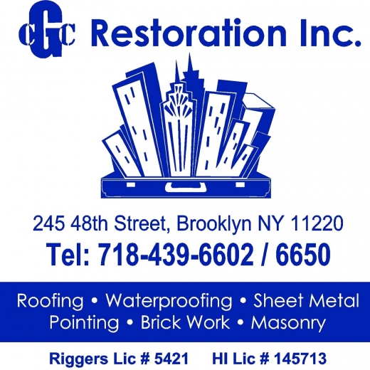 CGC Restoration Inc in Kings County City, New York, United States - #2 Photo of Point of interest, Establishment, General contractor, Roofing contractor