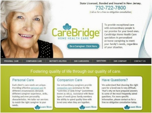 Care Bridge Home Health Care in Keyport City, New Jersey, United States - #1 Photo of Point of interest, Establishment, Health
