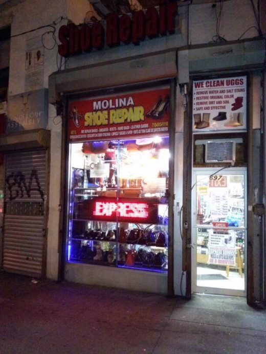 Molina Shoe Repair in Bronx City, New York, United States - #1 Photo of Point of interest, Establishment