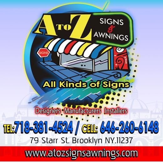 A To Z Signs & Awnings in Kings County City, New York, United States - #1 Photo of Point of interest, Establishment, Store