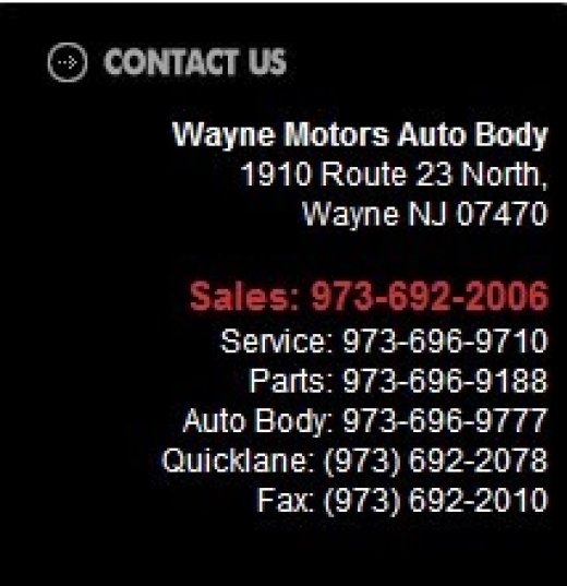 Photo by <br />
<b>Notice</b>:  Undefined index: user in <b>/home/www/activeuser/data/www/vaplace.com/core/views/default/photos.php</b> on line <b>128</b><br />
. Picture for Wayne Motors Auto Body in Wayne City, New Jersey, United States - Point of interest, Establishment, Store, Car repair