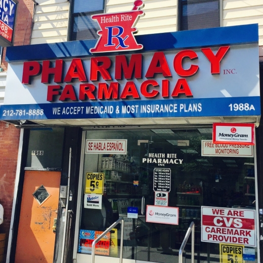 Health Rite Pharmacy in New York City, New York, United States - #1 Photo of Point of interest, Establishment, Store, Health, Pharmacy