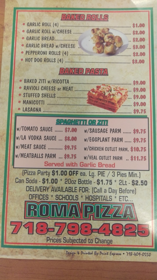 Photo by <br />
<b>Notice</b>:  Undefined index: user in <b>/home/www/activeuser/data/www/vaplace.com/core/views/default/photos.php</b> on line <b>128</b><br />
. Picture for Roma Pizza in Bronx City, New York, United States - Restaurant, Food, Point of interest, Establishment