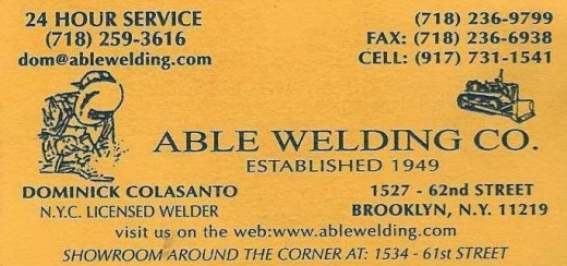 Able Welding Co in Brooklyn City, New York, United States - #2 Photo of Point of interest, Establishment
