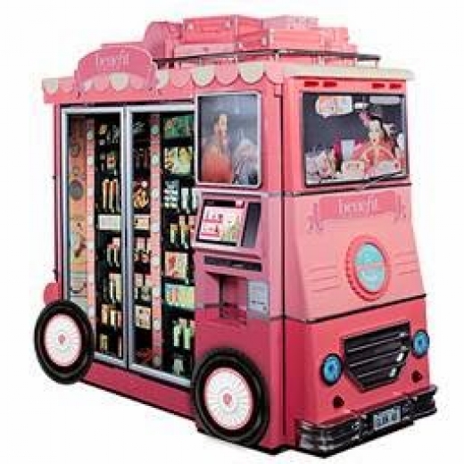 Photo by Benefit Cosmetics Glam Up & Away! Kiosk for Benefit Cosmetics Glam Up & Away! Kiosk