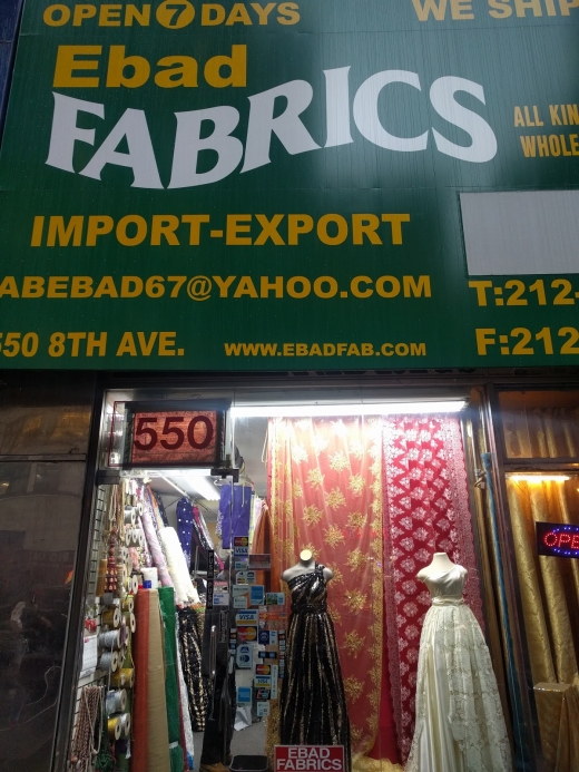 Photo by <br />
<b>Notice</b>:  Undefined index: user in <b>/home/www/activeuser/data/www/vaplace.com/core/views/default/photos.php</b> on line <b>128</b><br />
. Picture for Ebad Fabrics in New York City, New York, United States - Point of interest, Establishment, Store, Home goods store