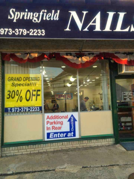 Springfield Nails in Springfield Township City, New Jersey, United States - #1 Photo of Point of interest, Establishment, Beauty salon, Hair care