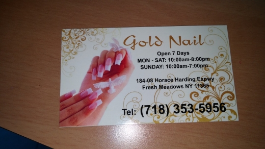 Gold Nail in Queens City, New York, United States - #2 Photo of Point of interest, Establishment, Beauty salon, Hair care