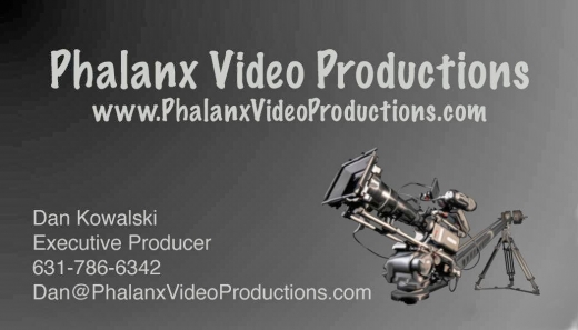Photo by Phalanx Video Productions for Phalanx Video Productions