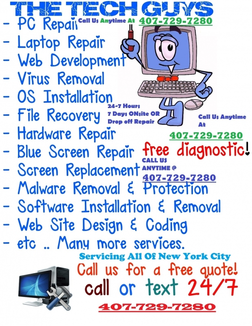 Photo by <br />
<b>Notice</b>:  Undefined index: user in <b>/home/www/activeuser/data/www/vaplace.com/core/views/default/photos.php</b> on line <b>128</b><br />
. Picture for Computer Laptop Repair PC MAC Fix Repair The Tech Guys 24 7 in South Ozone Park City, New York, United States - Point of interest, Establishment, Store, Electronics store
