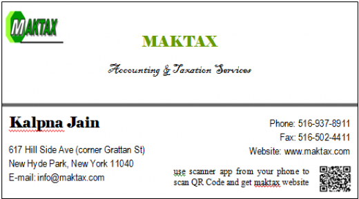 Maktax Accounting and Tax Services in New Hyde Park City, New York, United States - #1 Photo of Point of interest, Establishment, Finance, Accounting