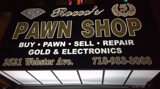 Roccos Jewelry & Pawn Shop in Bronx City, New York, United States - #4 Photo of Point of interest, Establishment, Finance, Store, Jewelry store