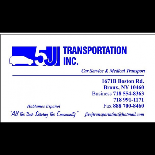 5J Transportation Inc in Bronx City, New York, United States - #2 Photo of Point of interest, Establishment, Finance, Accounting, Car rental