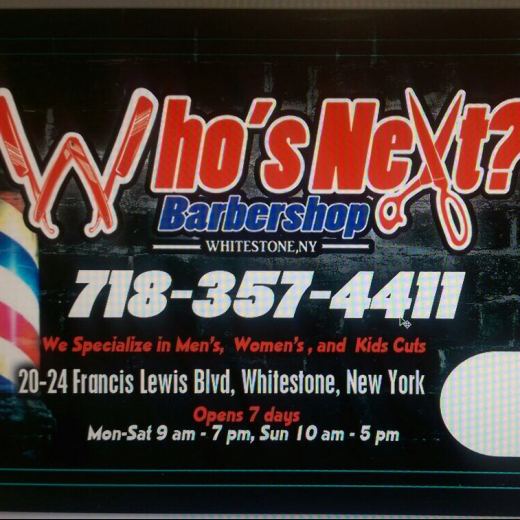 Photo by <br />
<b>Notice</b>:  Undefined index: user in <b>/home/www/activeuser/data/www/vaplace.com/core/views/default/photos.php</b> on line <b>128</b><br />
. Picture for Whos next barbershop in Queens City, New York, United States - Point of interest, Establishment, Health, Hair care