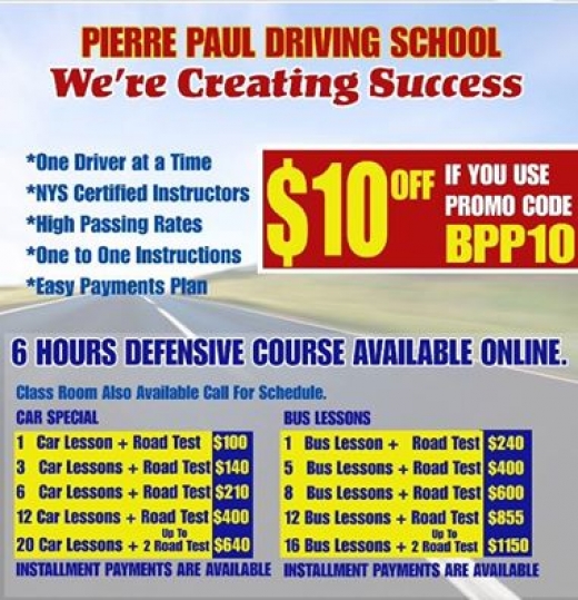 Photo by <br />
<b>Notice</b>:  Undefined index: user in <b>/home/www/activeuser/data/www/vaplace.com/core/views/default/photos.php</b> on line <b>128</b><br />
. Picture for Pierre Paul Driving School in Kings County City, New York, United States - Point of interest, Establishment