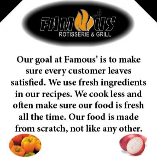 Photo by Famous Rotisserie & Grill for Famous Rotisserie & Grill