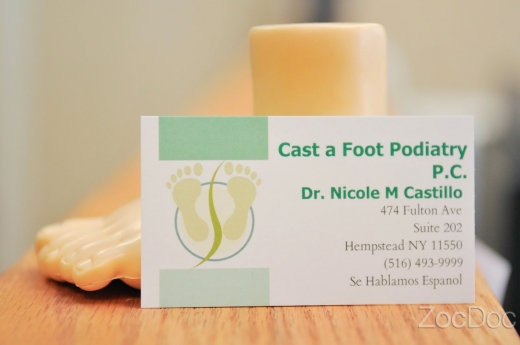 Cast a Foot Podiatry, P.C.: Dr. Nicole M. Castillo in Hempstead City, New York, United States - #4 Photo of Point of interest, Establishment, Health, Doctor