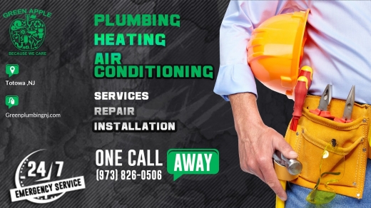 Green Apple Plumbing Heating & Air Conditioning in Totowa City, New Jersey, United States - #2 Photo of Point of interest, Establishment, General contractor, Plumber