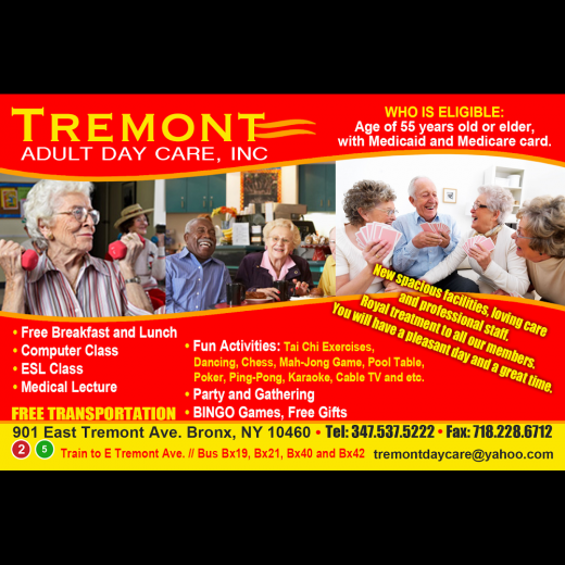 Tremont adult Day Care in Bronx City, New York, United States - #2 Photo of Point of interest, Establishment