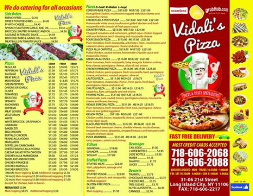 Vidali's Pizza in Astoria City, New York, United States - #2 Photo of Restaurant, Food, Point of interest, Establishment
