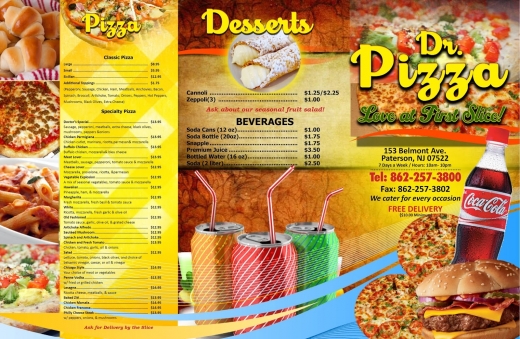 Dr. Pizza in Paterson City, New Jersey, United States - #4 Photo of Restaurant, Food, Point of interest, Establishment