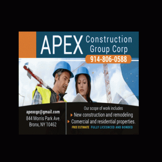 Photo by <br />
<b>Notice</b>:  Undefined index: user in <b>/home/www/activeuser/data/www/vaplace.com/core/views/default/photos.php</b> on line <b>128</b><br />
. Picture for Apex Construction Group Corp. in Bronx City, New York, United States - Point of interest, Establishment, General contractor
