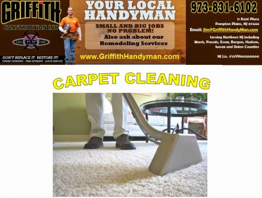 Griffith Carpet Cleaning NJ in Pompton Plains City, New Jersey, United States - #1 Photo of Point of interest, Establishment, General contractor, Laundry