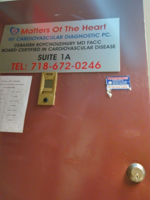 New York Cardiovascular Diagnos in Queens City, New York, United States - #2 Photo of Point of interest, Establishment, Health, Doctor