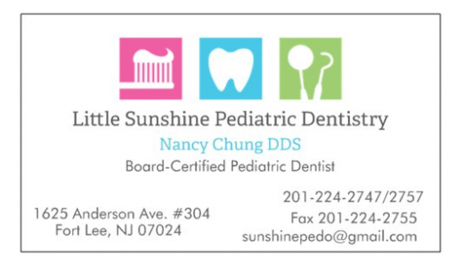Photo by <br />
<b>Notice</b>:  Undefined index: user in <b>/home/www/activeuser/data/www/vaplace.com/core/views/default/photos.php</b> on line <b>128</b><br />
. Picture for Little Sunshine Dental : Nancy Chung DDS, Raina Lee DDS, Hari Goo DMD in Fort Lee City, New Jersey, United States - Point of interest, Establishment, Health, Doctor, Dentist