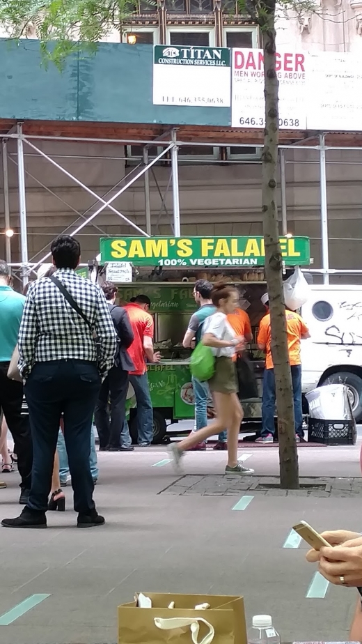 Sam's Falafel cart in New York City, New York, United States - #1 Photo of Restaurant, Food, Point of interest, Establishment