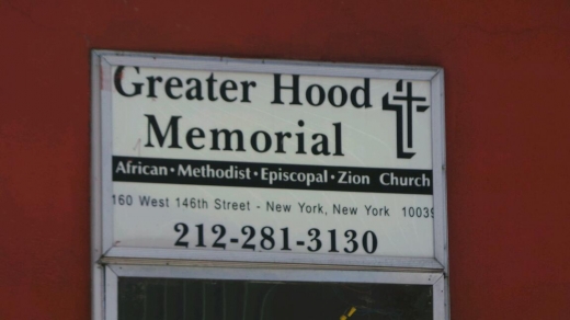 Photo by Walkertwentytwo NYC for Greater Hood Memorial African Methodist Episcopal Zion Church