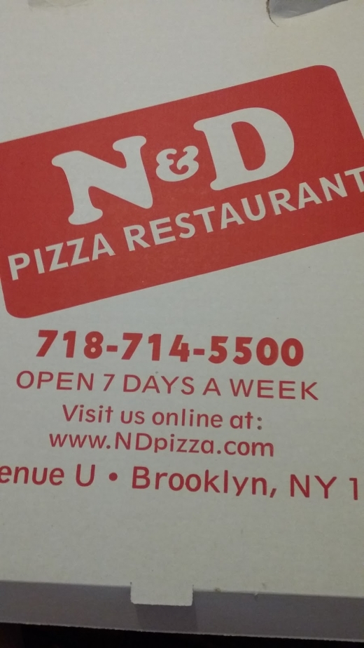 N & D Pizza West 9 in Brooklyn City, New York, United States - #1 Photo of Restaurant, Food, Point of interest, Establishment