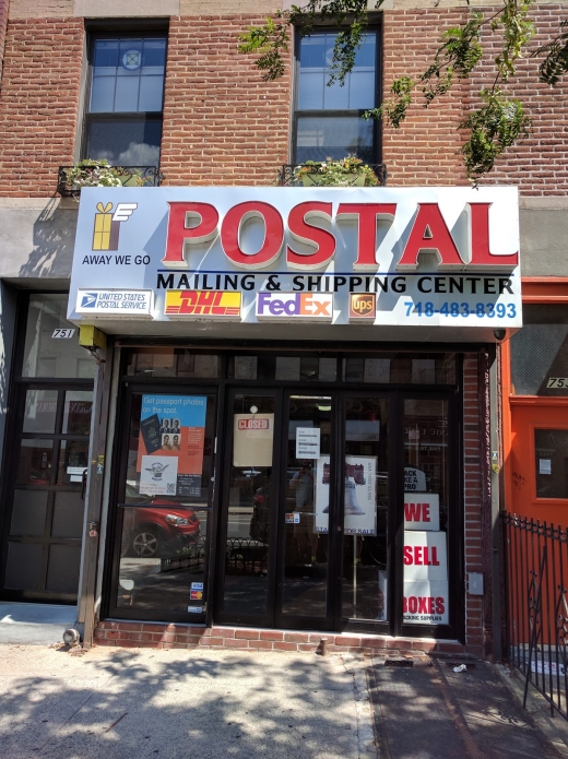 Away We Go Postal in Kings County City, New York, United States - #3 Photo of Point of interest, Establishment, Finance, Post office