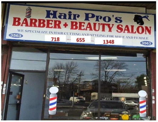 Hair Pros Barber & Beauty Salon | Hair Cutting Services | Hair Removal Service in Bronx City, New York, United States - #2 Photo of Point of interest, Establishment, Health, Beauty salon, Hair care