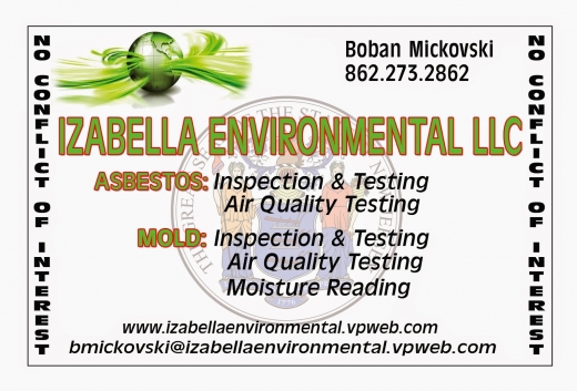 mold and asbestos testing inspection monitoring Izabellaenvironmentalllc in Garfield City, New Jersey, United States - #3 Photo of Point of interest, Establishment